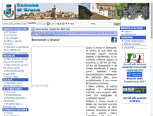 Tablet Screenshot of comune.grana.at.it